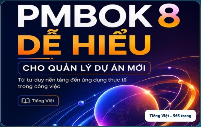 PMBOK 8 dễ hiểu cho quản lý dự án mới